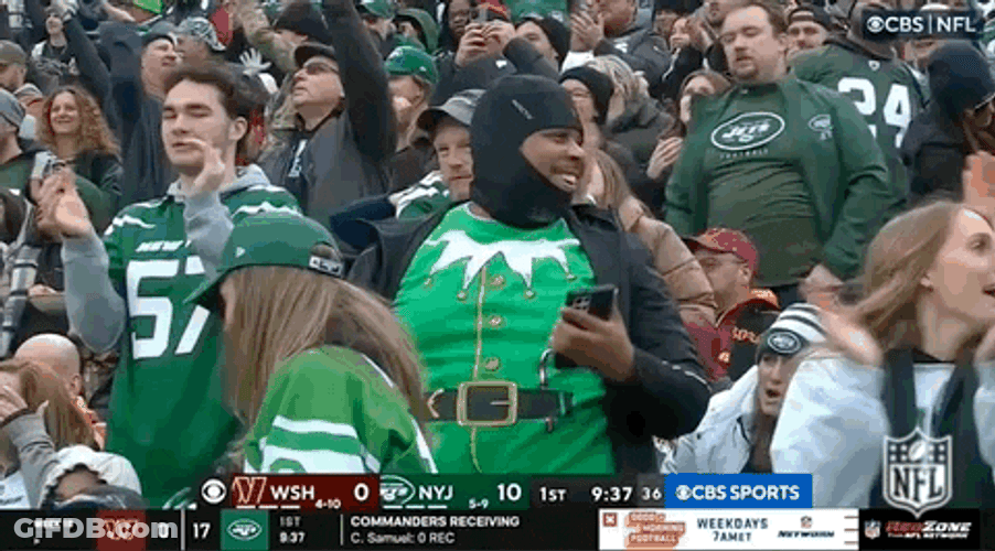 Breece Hall Supportive Fans GIF