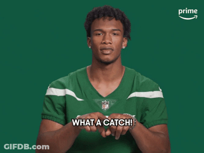 Breece Hall What A Catch GIF
