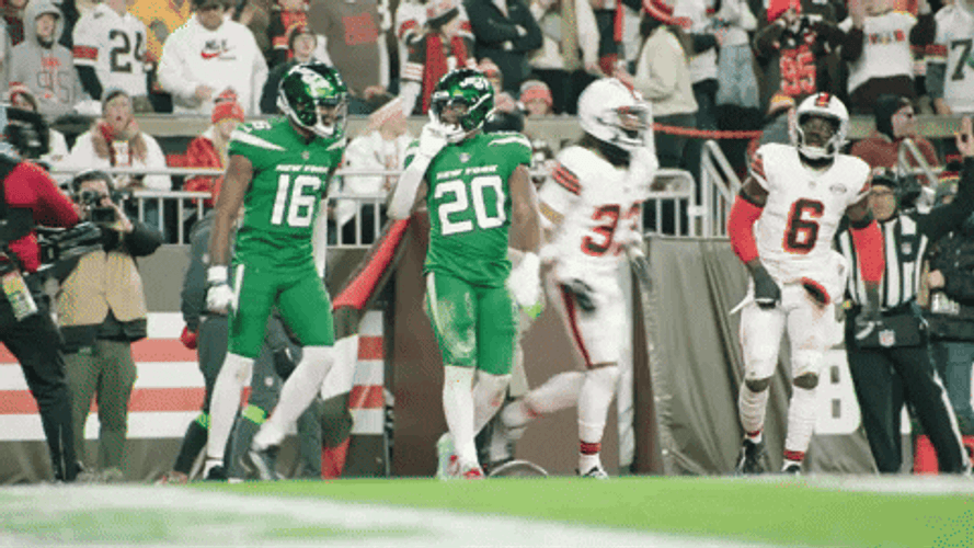 Breece Hall Yards After Contact King GIF