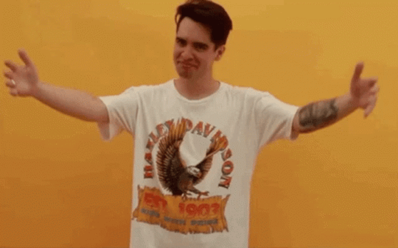 Brendon Urie Hug Meme GIF