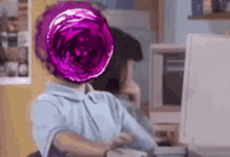 Brent Rambo Purple Head Meme GIF