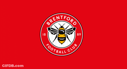 Brentford Football Club Logo With Bee GIF