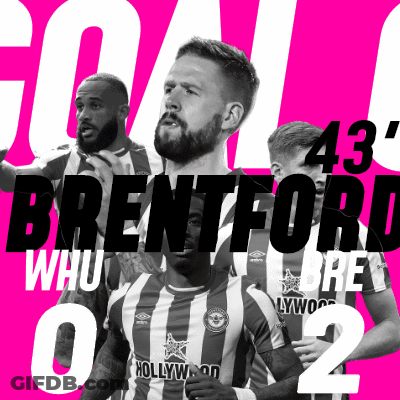 Brentford Scored 43 Goals Poster GIF