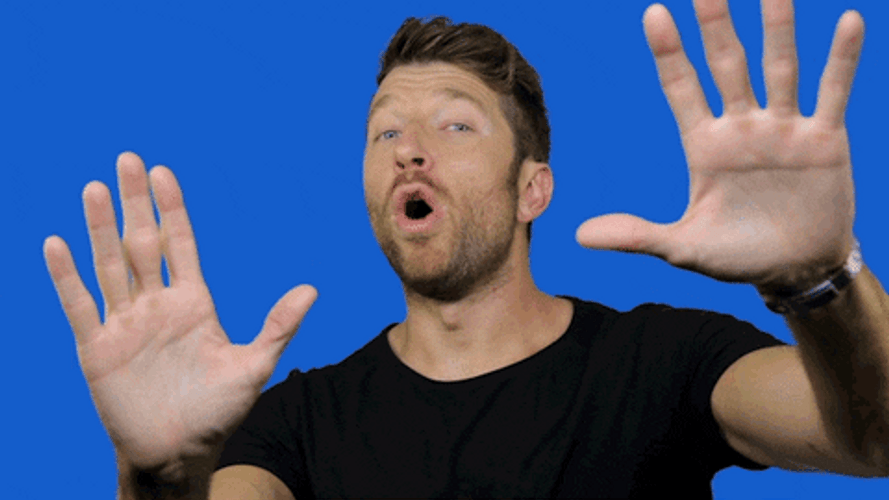Brett Eldredge Hold Up Don't Skip GIF