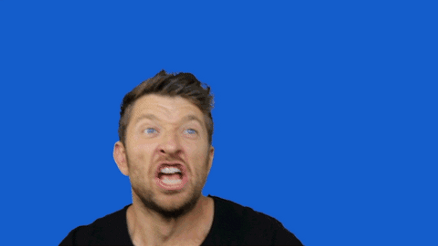 Brett Eldredge Screaming Actions GIF
