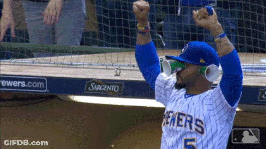 Brewers Being Silly For Fun GIF