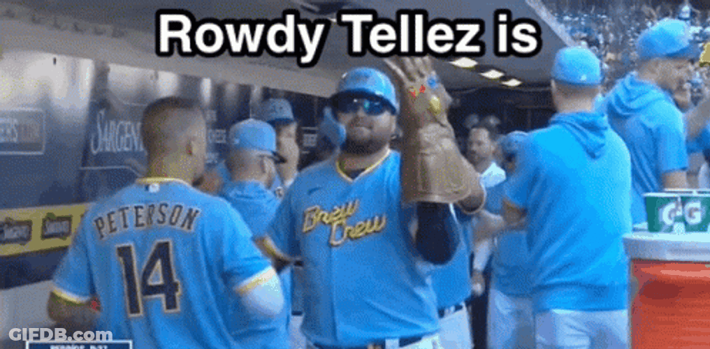 Brewers Rowdy Tellez Is Inevitable GIF