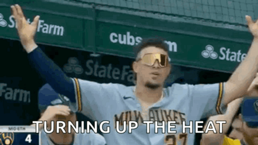 Brewers Turning Up The Heat GIF