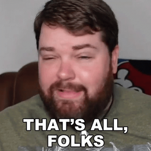Brian Hull That's All Folks GIF