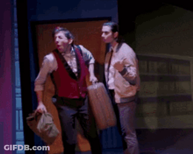 Brian Rosenthal Coughing On Joey Richter GIF