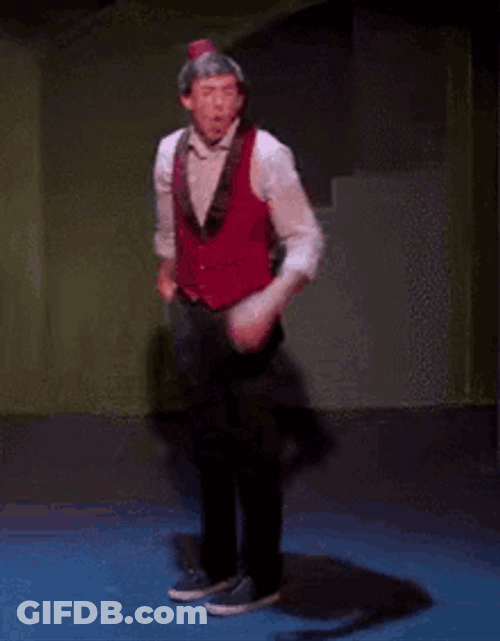 Brian Rosenthal Coughing While Performing GIF