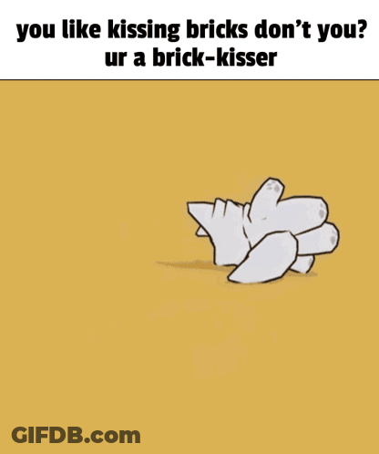 Brick Boykisser GIF