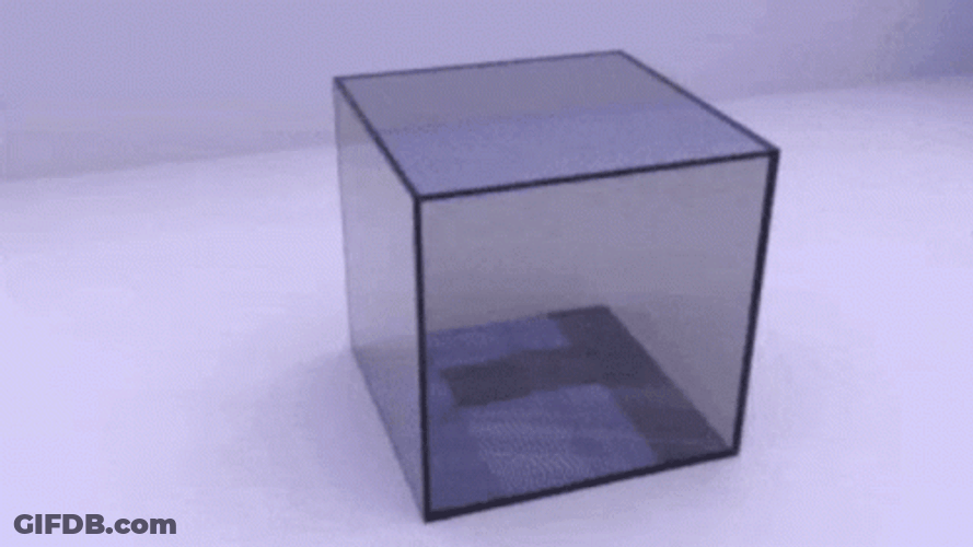 Brick Hitting Caused Glass Breaking Loop GIF