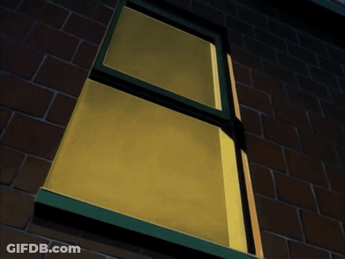 Brick Wall With Open Window GIF