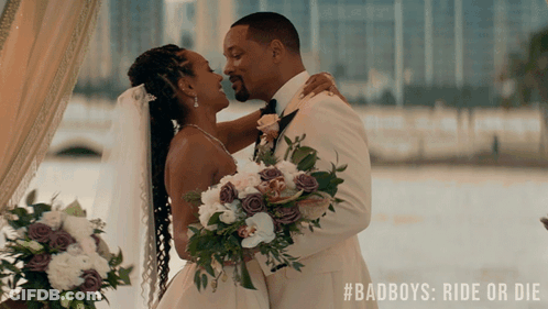Bride And Groom #Badboys Ride Or Die GIF