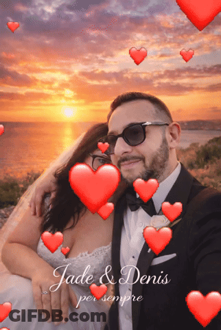 Bride And Groom Jade & Denis Per Sempre GIF