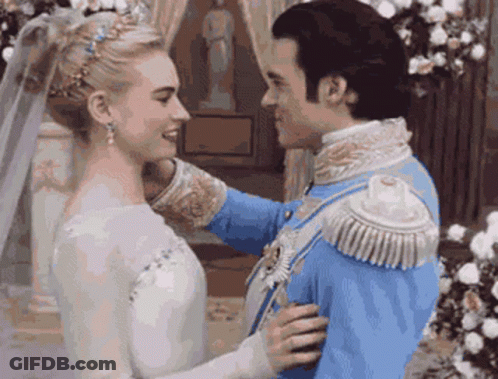 Bride And Groom Looking Into Each Other's Eyes Wedding Day GIF