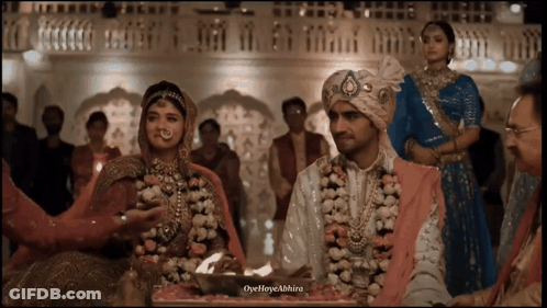 Bride And Groom Oye Hoy Abhiru GIF
