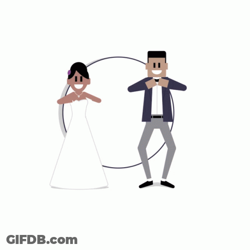 Bride And Groom Wedding Vibes GIF