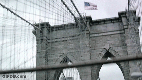 Bridge Over Water With Cars GIF