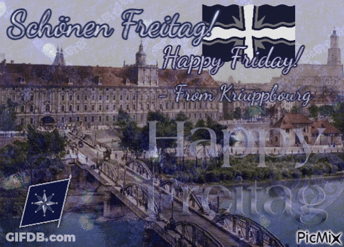 Bridge With Happy Friday GIF