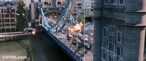 Bridge With Number 8 On Side GIF