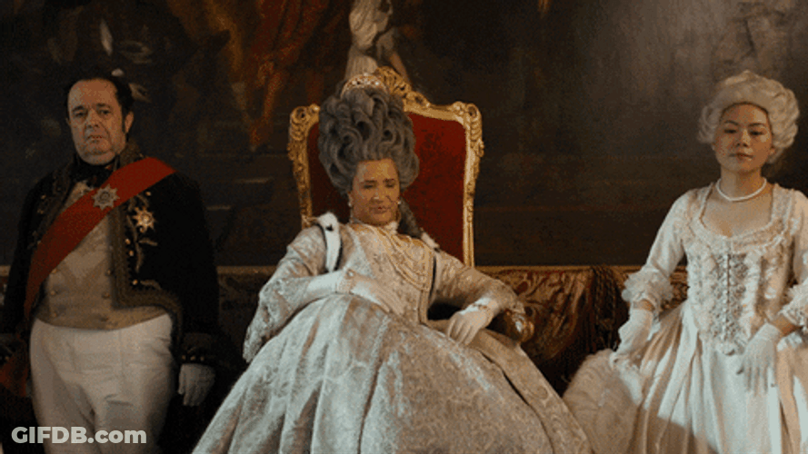Bridgerton Bored Queen Charlotte Go Away GIF