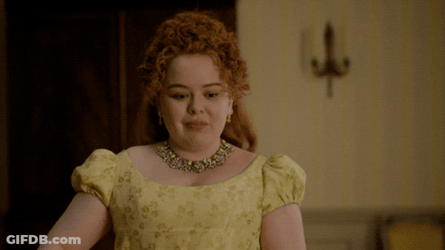Bridgerton Penelope Featherington Feel Flutter GIF
