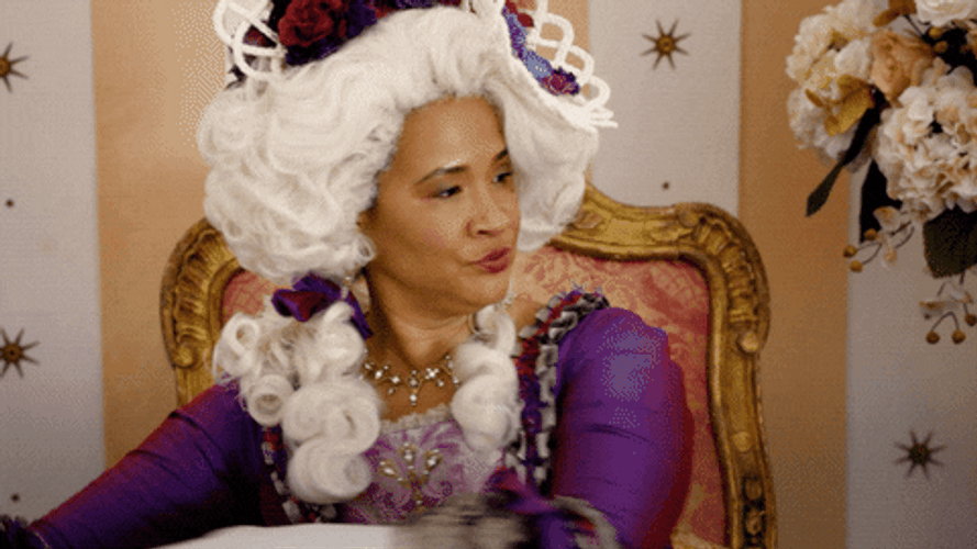Bridgerton Queen Charlotte Shoo Go Away GIF