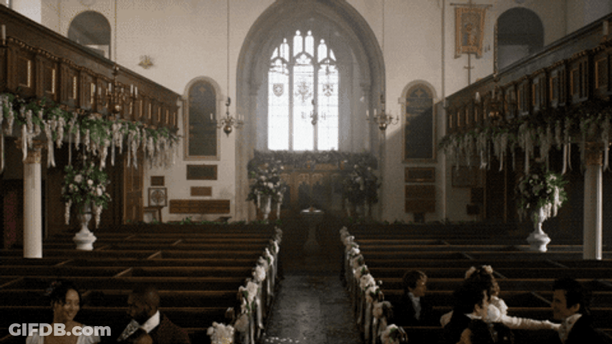 Bridgerton Simon Worried At His Wedding GIF