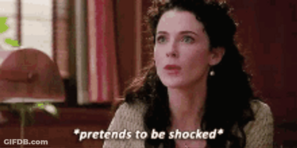 Bridget Regan Pretends To Be Shocked GIF
