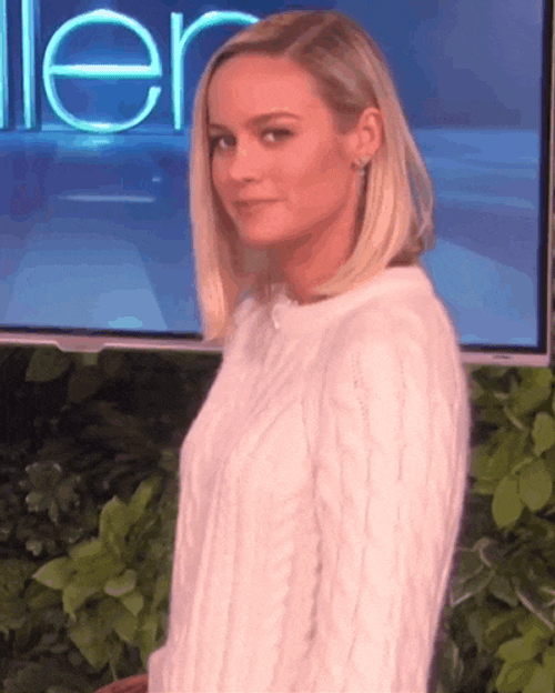 Brie Larson Eyebrows GIF