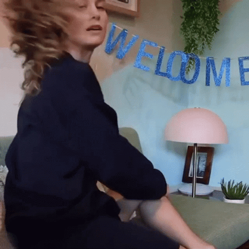 Brie Larson Hair Flip I'm Back GIF