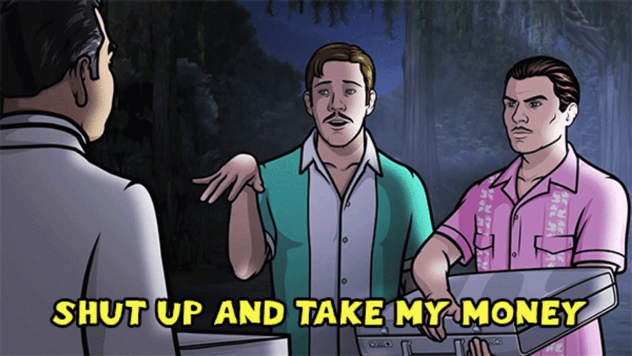 Briefcase Full Of Money Shut Up And Take My Money GIF