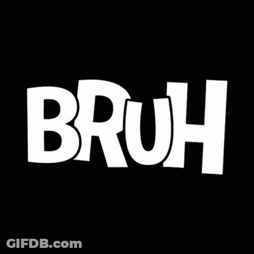 Bright Bruh Graphic Text GIF