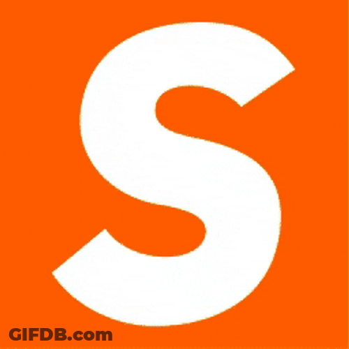 Bright Colored Flashing Letter S GIF
