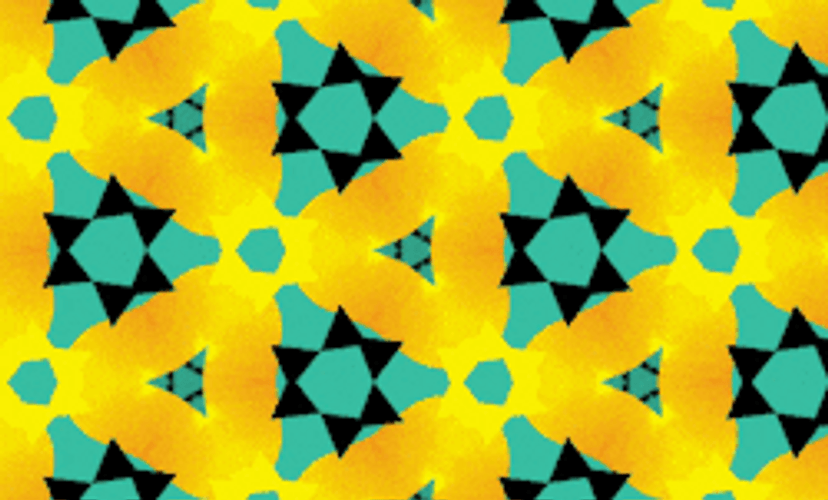 Bright Colored Shapes Kaleidoscope GIF