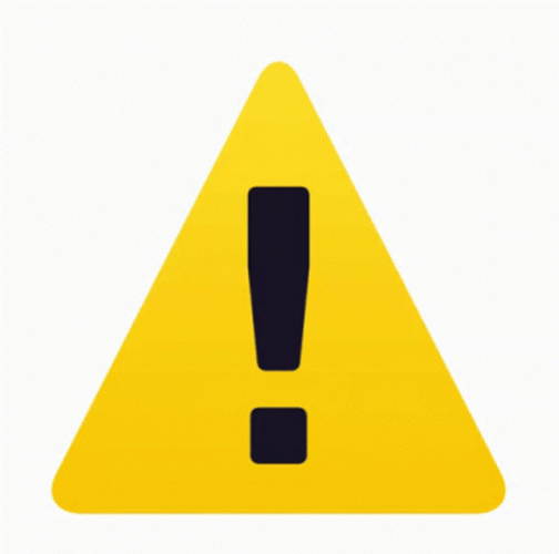 Bright Yellow Warning Signal GIF