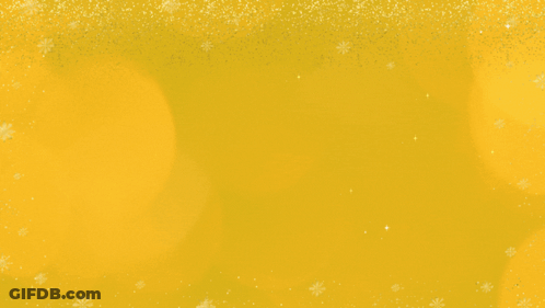 Brighton Wishing You A Merry Christmas On Yellow With Snowflakes GIF