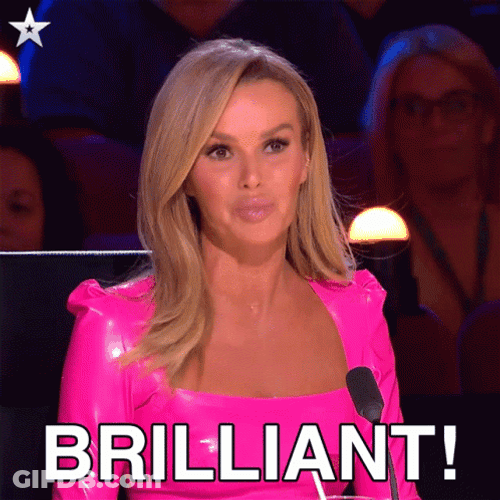 Brilliant Amanda Holden GIF