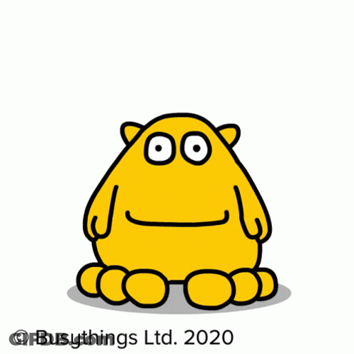 Brilliant Amazing Yellow Monster GIF