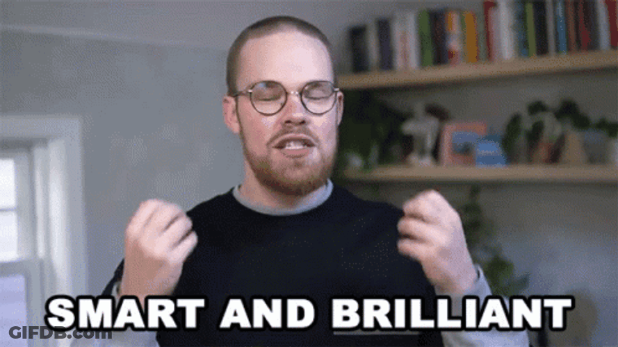 Brilliant And Smart Gregory Brown GIF