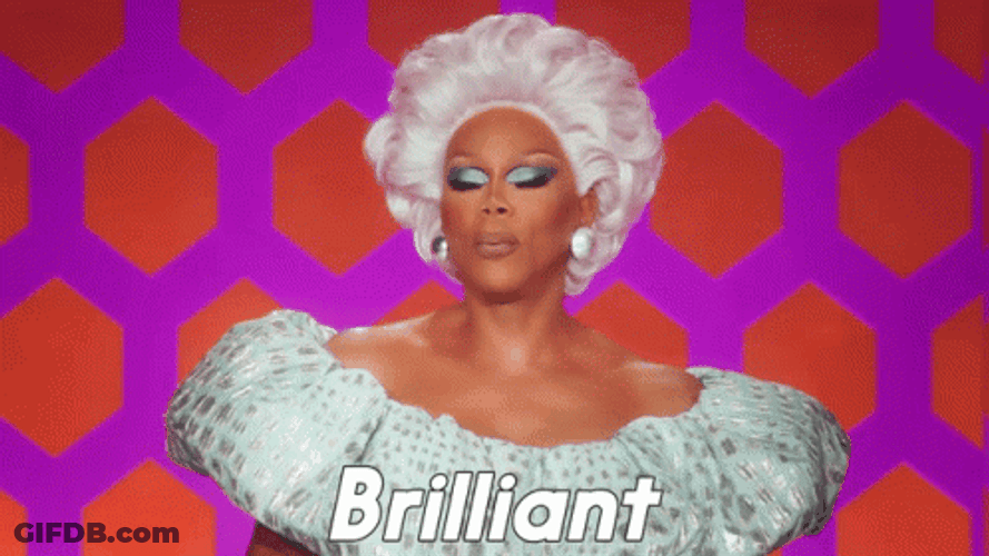 Brilliant Celebrity Ru Paul GIF