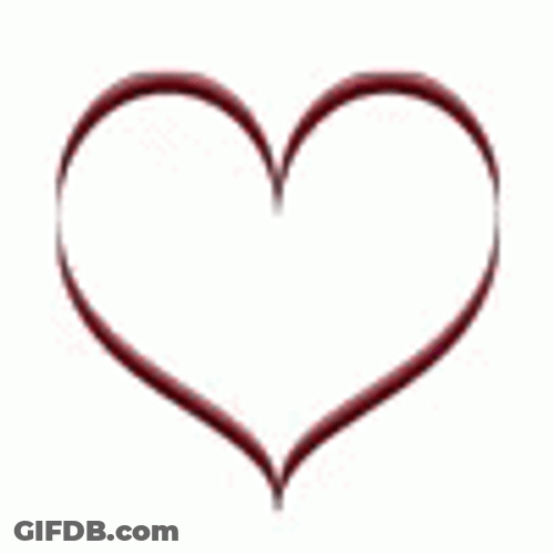 Brilliant Red Heart Border GIF