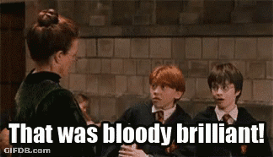 Brilliant Ron Weasley GIF