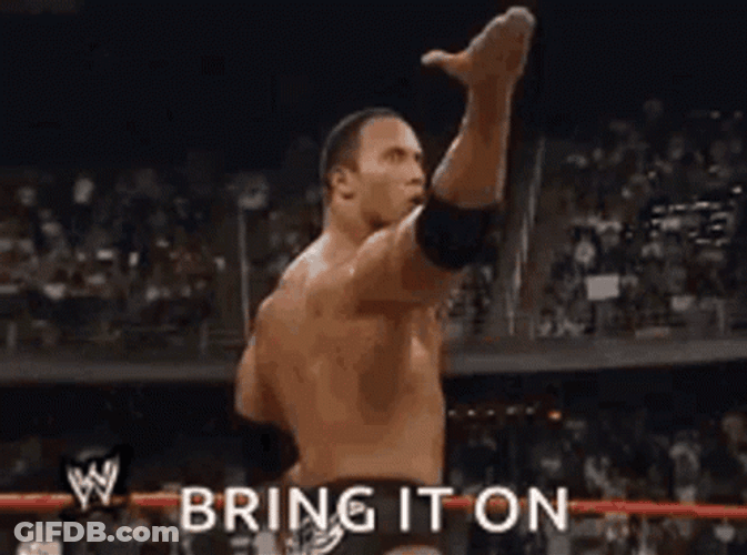 Bring It On WWE Dwayne Johnson GIF