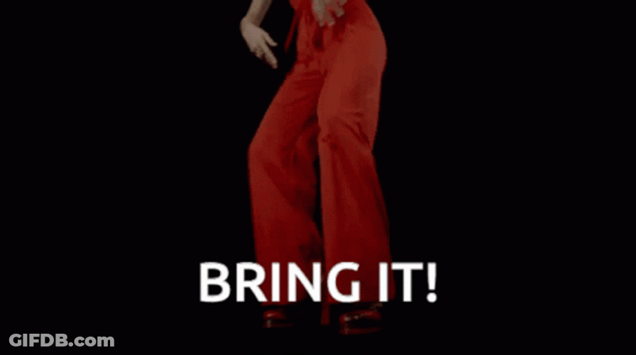 Bring It Red Lady GIF