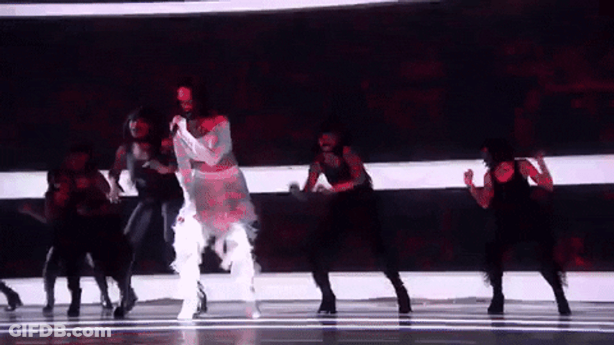 BRIT Music Awards Rihanna Work Live Performance GIF