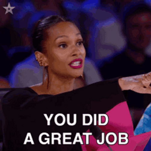 Britain's Got Talent Alesha Dixon Great Work GIF