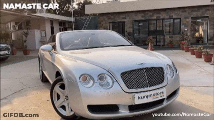 British Bentley Car GIF